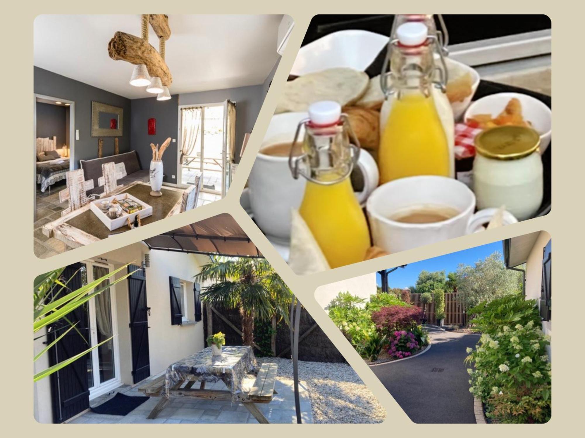Charme & Confort- Les Cottages Du Bassin D'Arcachon- Petit-Dejeuner Sur Demande - Nuitee, Court Sejour, Semaine Gujan-Mestras Kültér fotó
